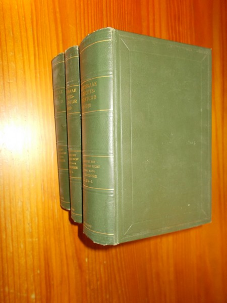 DENTENEER, M.J.H., - Rechtspraak en rechtsliteratuur 1911-1920 verzameld uit het weekblad van het recht.