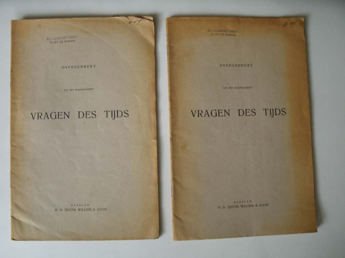 KOPPEL, A. VAN DE, - Hervorming van ons strafstelsel voor volwassenen.