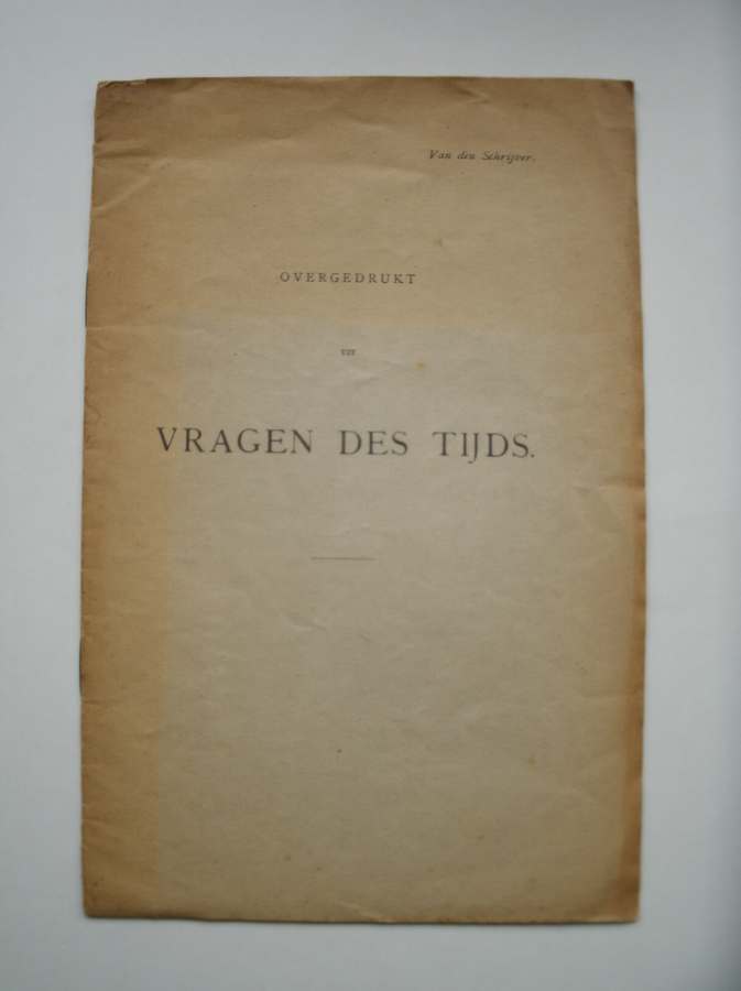 HAMEL, J.A. VAN, - Quid detrimenti ?