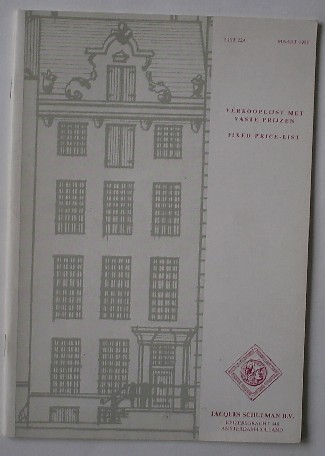 (ed.), - Schulman. Fixed price list. nr.224.