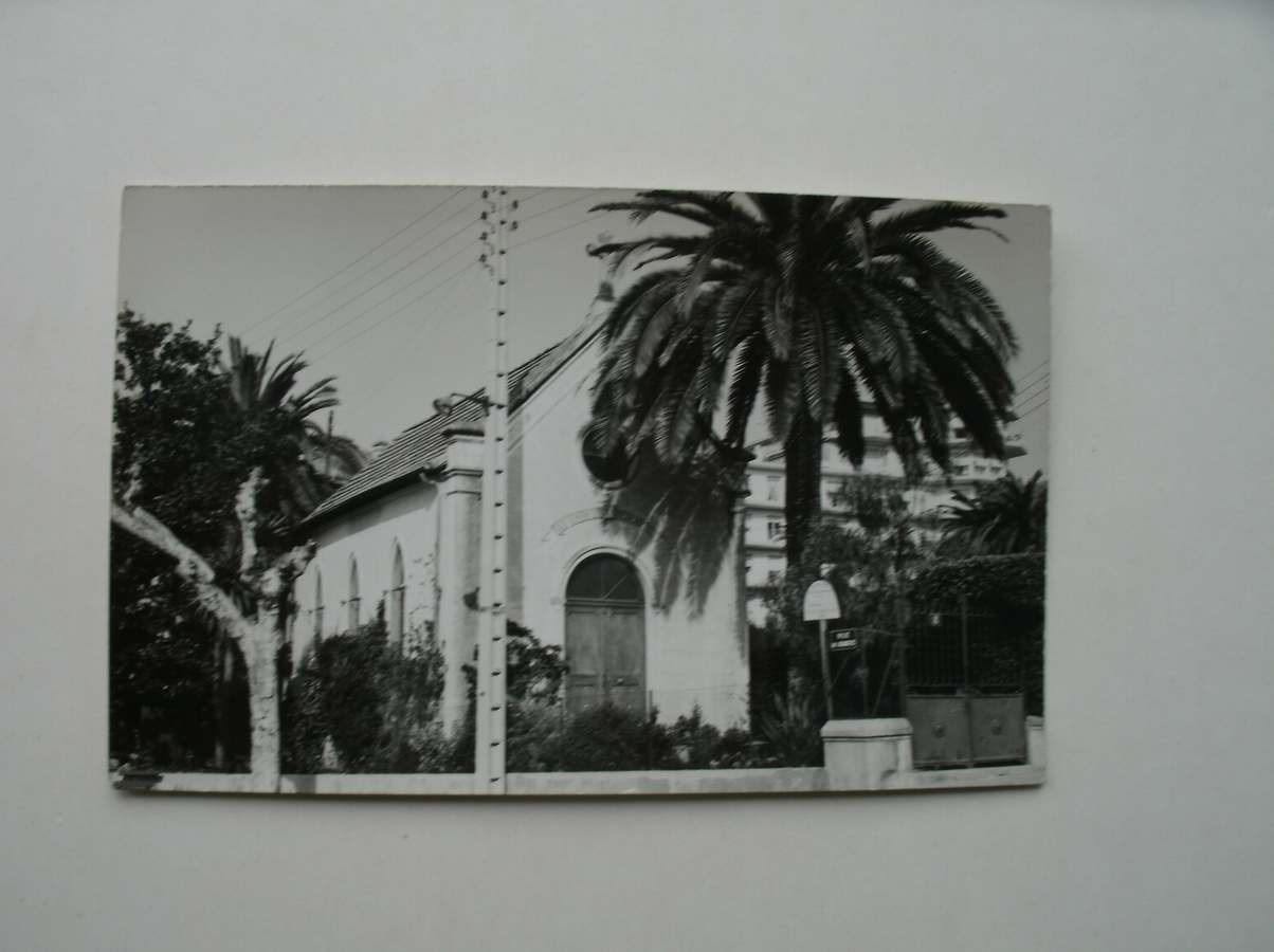 postcard. ansichtkaart. postkarte. - Cannes. Eglise Protestante. Union Eglises evangelique libre.