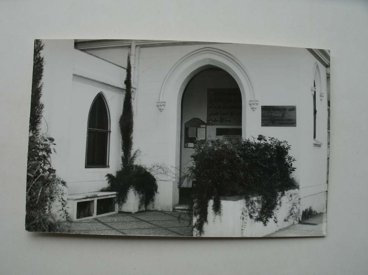 postcard. ansichtkaart. postkarte. - Cannes. Eglise Protestante. Union Eglises evangelique libre.