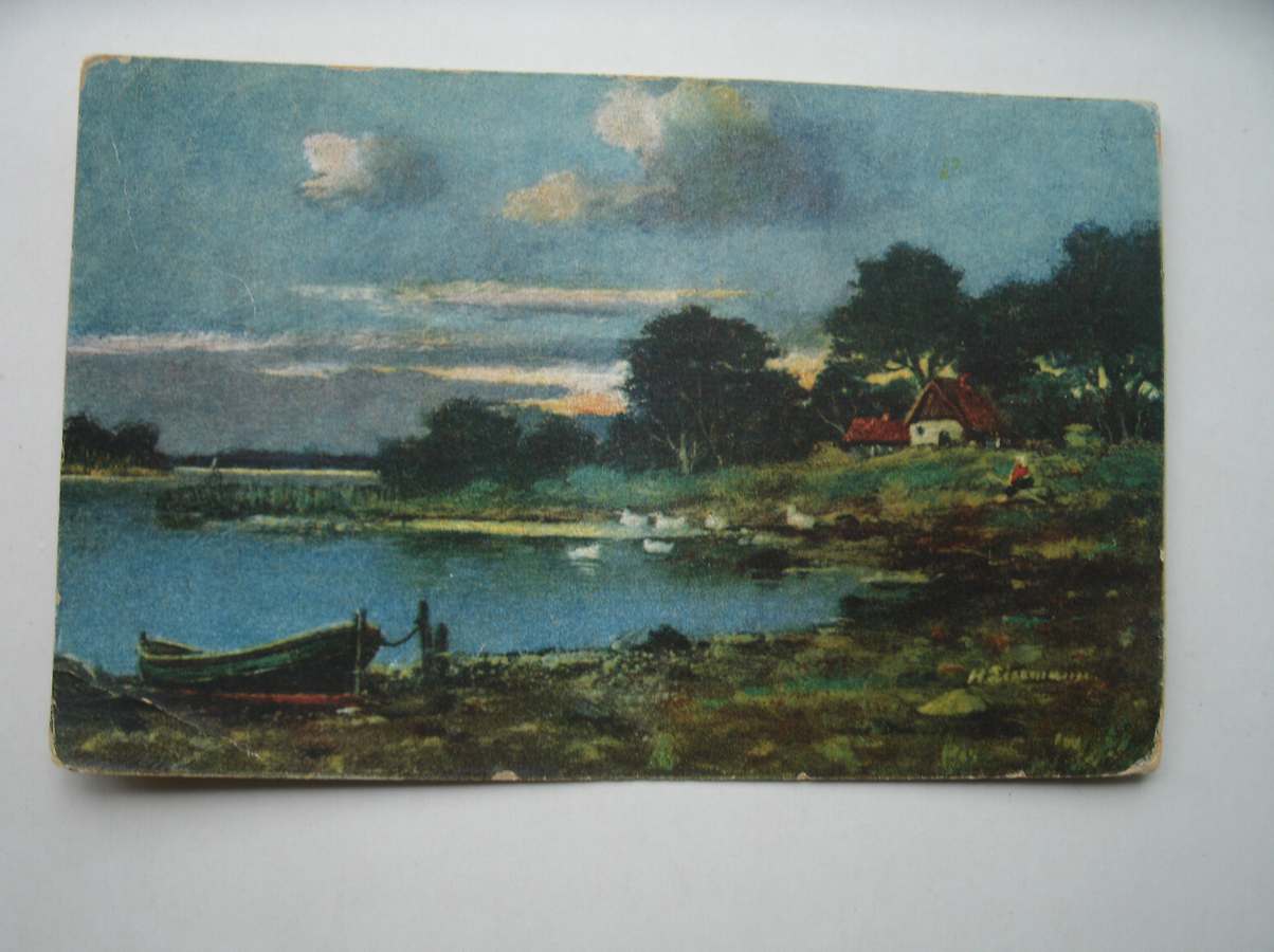 postcard. ansichtkaart. postkarte. - (reclame) Prinzen`s OKA plantenboter.