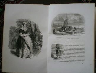 antique print (prent) - (Scheveningen). De scheveningsche vischvrouw.