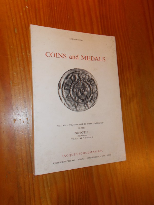 ED.- - Jacques Schulman. Coins and Medals. Auction catalogue 286.