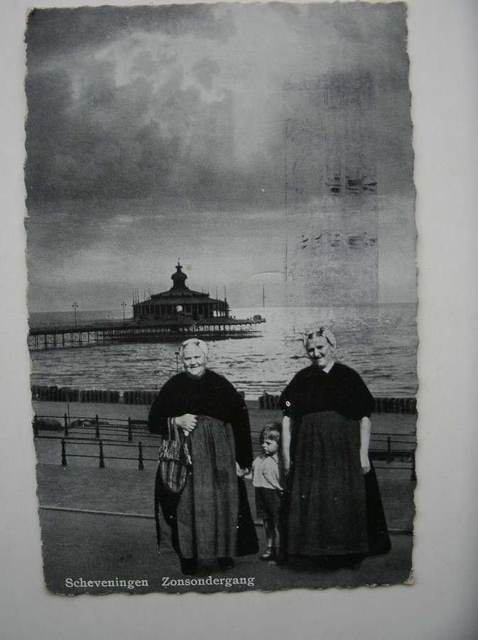 postcard. ansichtkaart. postkarte. - Scheveningen. Zonsondergang.