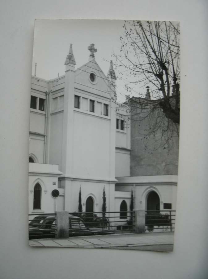 postcard. ansichtkaart. postkarte. - Cannes. Eglise evangelique libre. Pastorie boven de kerk.