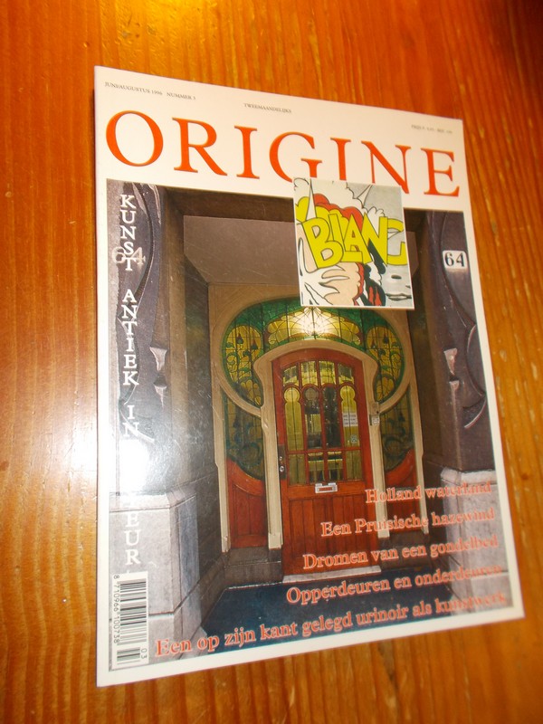 red. - Origine. Kunst, antiek, interieur.