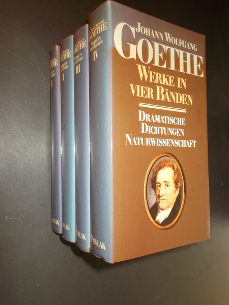 GOETHE, J.W. VON, - Werke in vier Banden.