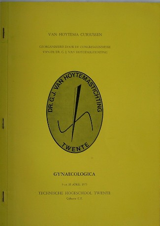 red. - (Gynaecologie). Van Hoytema cursussen. Gynaecologica.