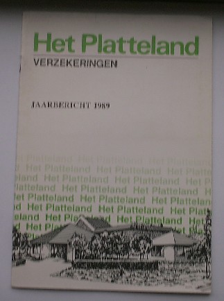 red. - Het Platteland verzekeringen. Jaarbericht 1989.