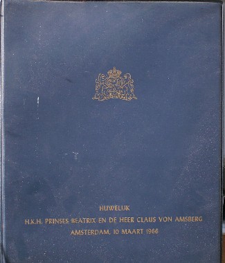 red. - Huwelijk H.K.H. Prinses Beatrix en de heer Claus von Amsberg. Amsterdam, 10 maart 1966.