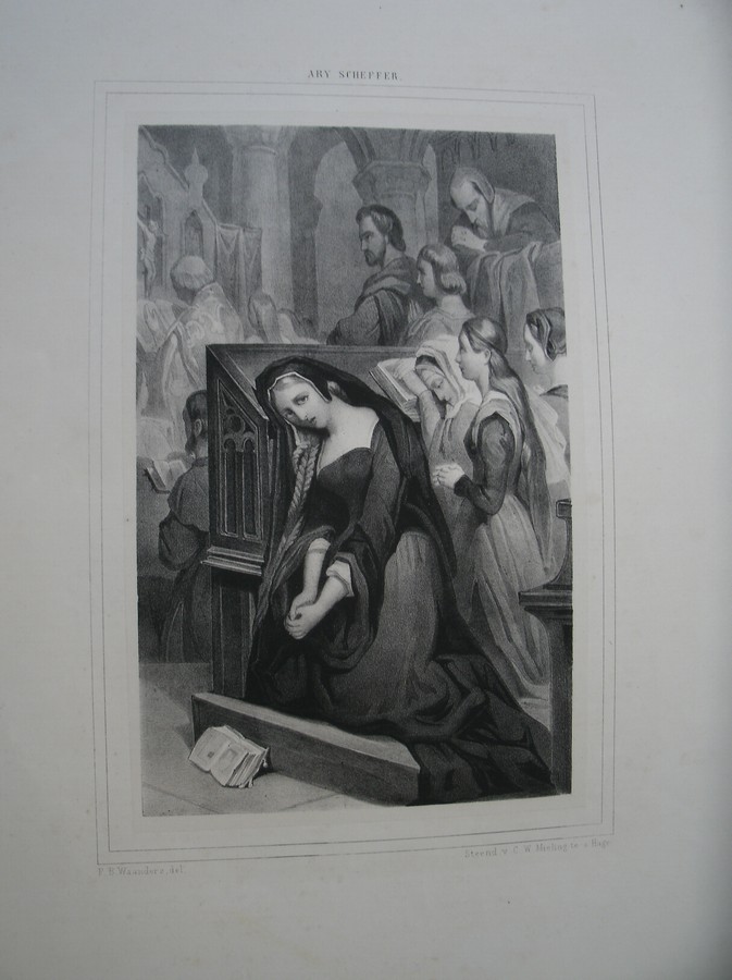 antique print (prent). - Ary Scheffer.