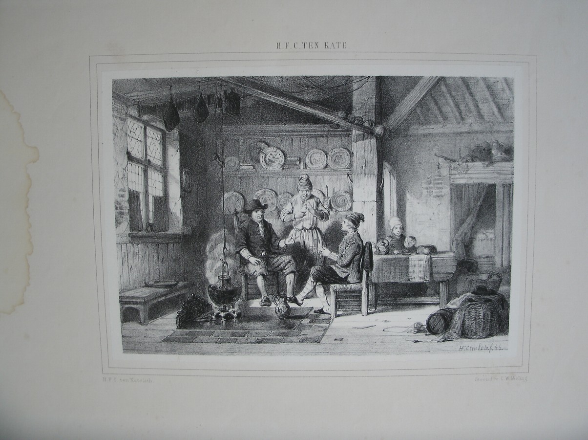 antique print (prent). - H.F.C. Ten Kate.