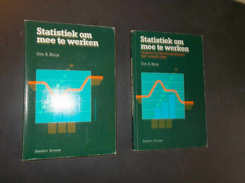 BUIJS, A., - Statistiek om mee te werken. 2 delen.