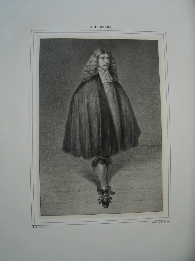 antique print (prent). - G. Terburg.