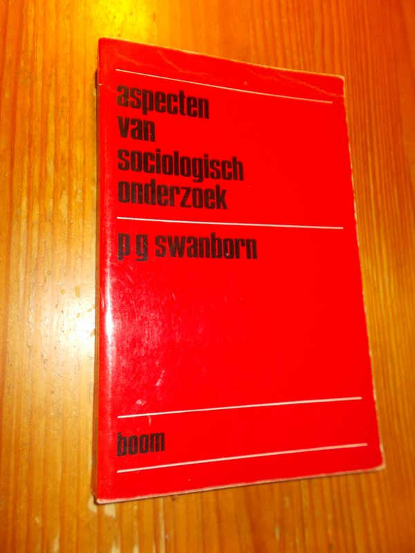 SWANBORN, P.G., - Aspecten van sociologisch onderzoek.
