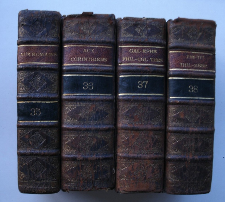 (DE SACY), - Epistres de Saint Paul (..). traduite en Francois avec l` explication du sens litteral & du sens spirituel tiree des Saints Peres &