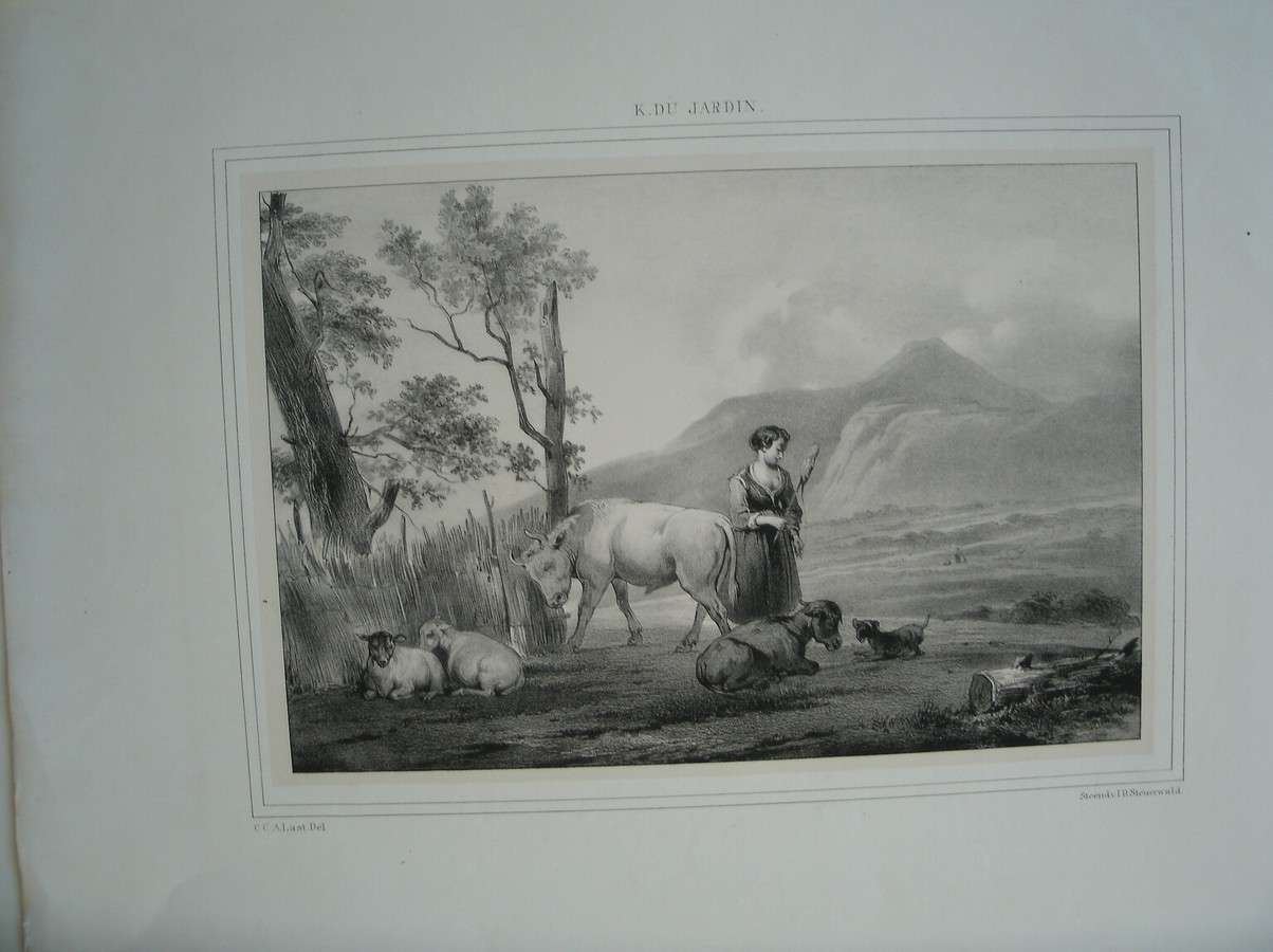 antique print (prent). - K. du Jardin.