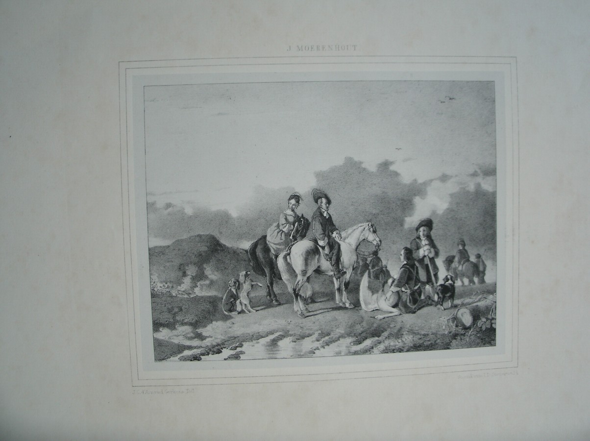 antique print (prent). - J. Moerenhout.