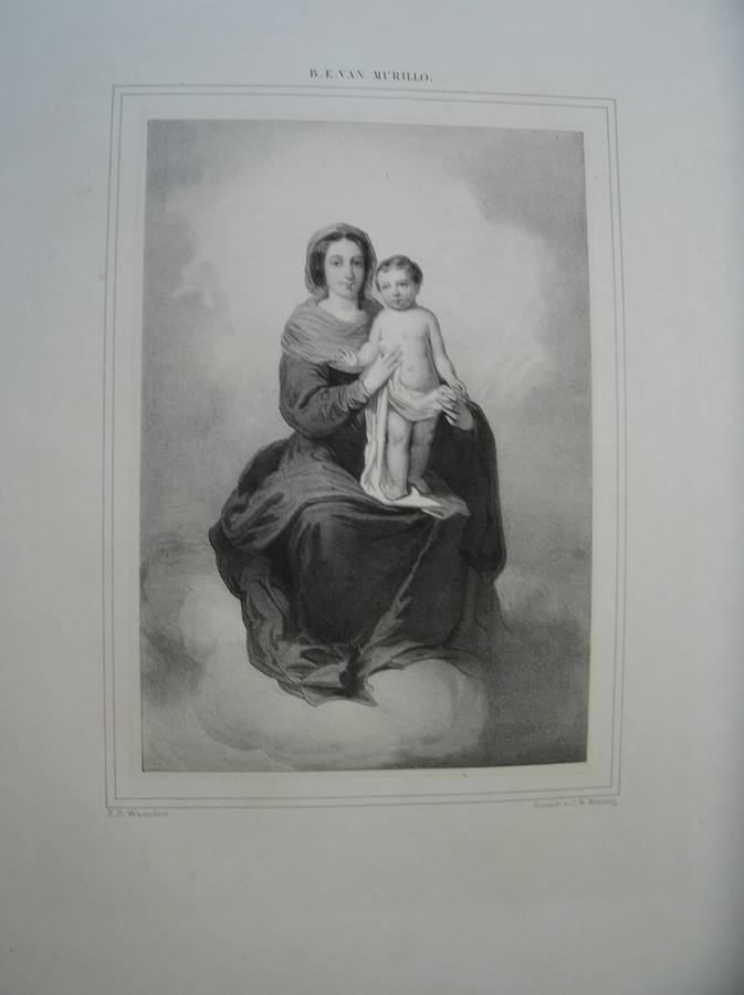 antique print (prent). - B.E. van Murillo.