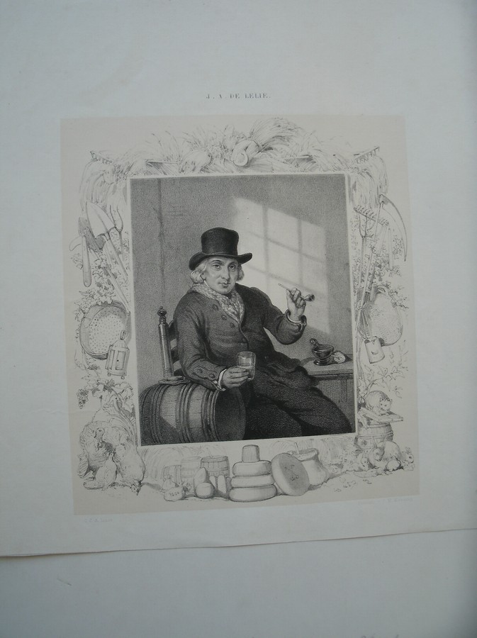 antique print (prent). - J.A. de Lelie.