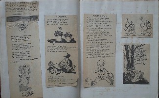 nn. - Scrapbook. Plakboek/schrift.