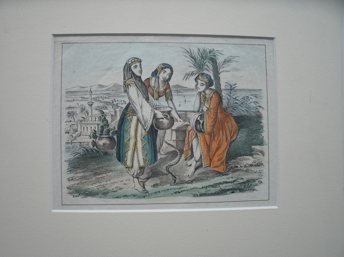 antique print (prent). - Le Liban (Libanon).
