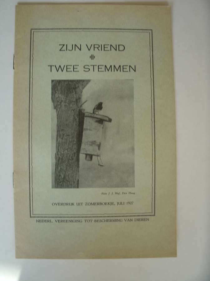 HERMANNA, (A.H. Schluter). - Zijn vriend. Twee stemmen.