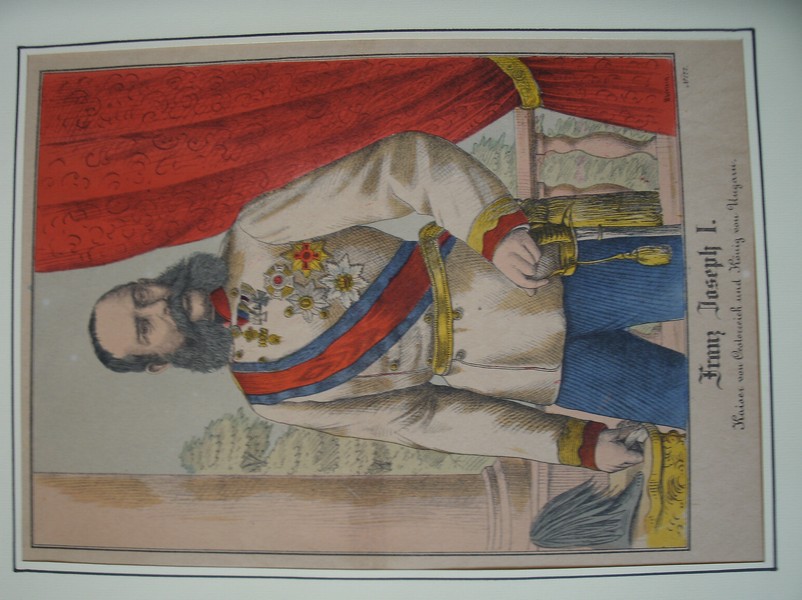 antique print (prent). - Franz Joseph I. Kaiser von Oesterreich und Konig von Ungarn. Bilderbogen.