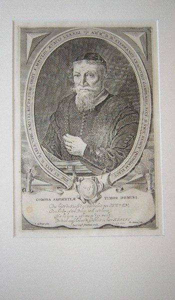antique print (prent). - Stephanus Crachtius (Steven Cracht). Portrait.