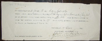 manuscript. (van Orden family). - Overgenomen van de firma M. van Orden, Zaandam. (..).