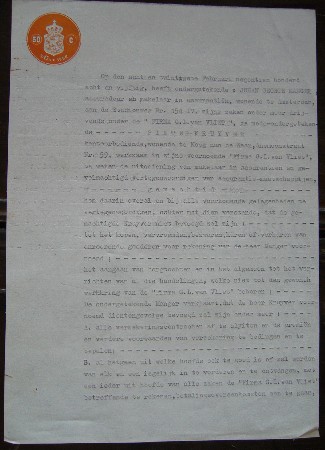 (genealogie, zaanstreek). - Akte betreffende machtiging Pieter Kruyver te Koog aan de Zaan.