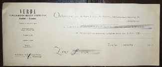 (genealogie). - (verba) Ontvangen van L.W.A de Blinde, Heerenveen (..).