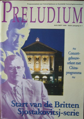 red. - Preludium. Programmablad voor Concertgebouw en Koninklijk Concertgebouworkest.