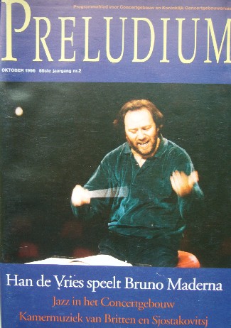 red. - Preludium. Programmablad voor Concertgebouw en Koninklijk Concertgebouworkest.
