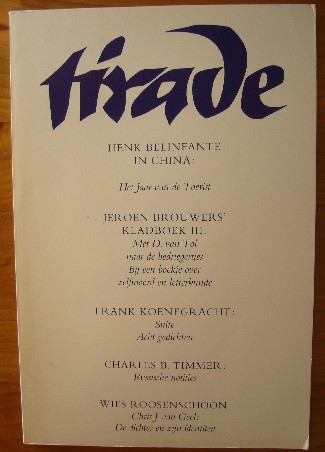 OORSCHOT, G.A. VAN (RED.), - Tirade nr.239.