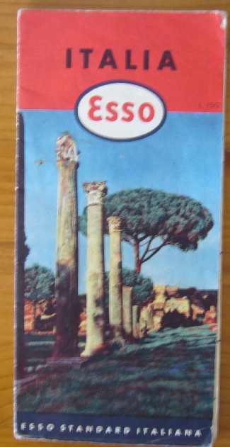 map. kaart. - Esso Italia.