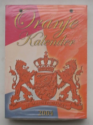 RED. - Oranje kalender 2004.