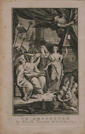 antique print (prent). - historieprent. Allegorie.