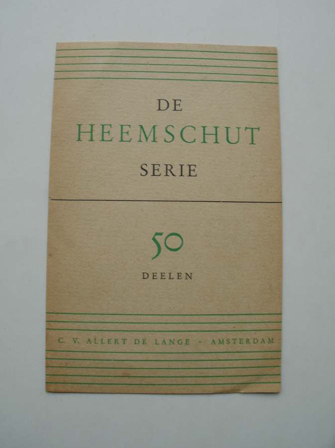 red. - Heemschut serie 50 deelen. Brochure.