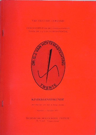 red. - Van Hoytema cursussen. Kindergeneeskunde.
