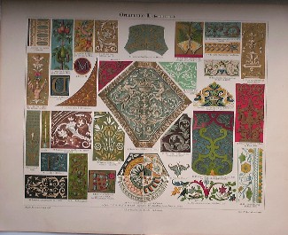 antique print (prent). - Ornamente III (Renaissance).