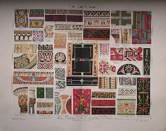antique print (prent). - Ornamente I. Altertum.