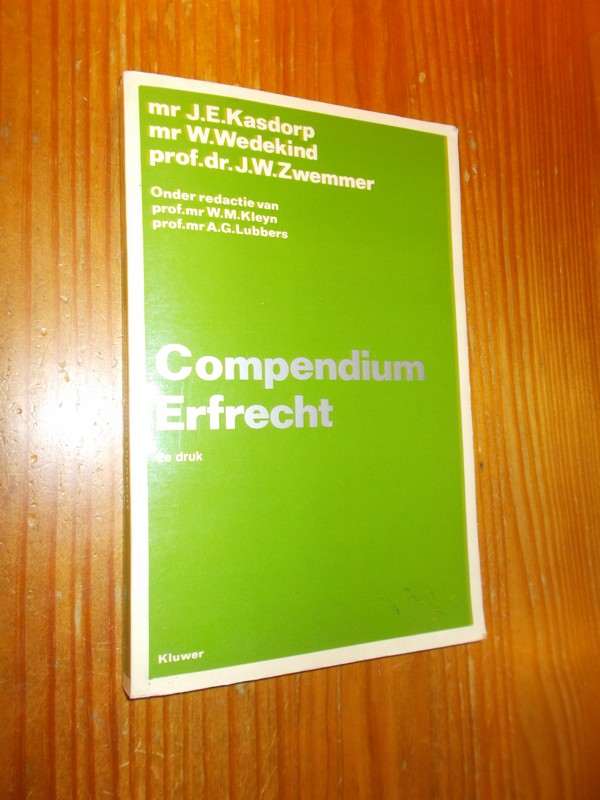 KASDORP, J.E. (E.A.), - Compendium erfrecht.