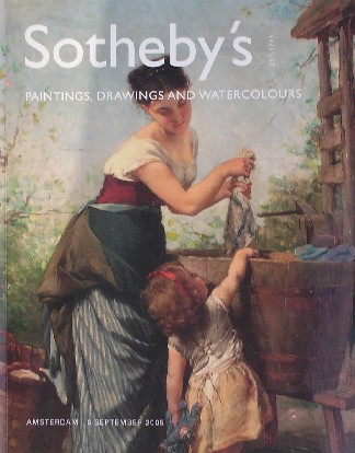 red. - Sotheby`s. Amsterdam 6 september 2005. Painting`s drawings and watercolours.