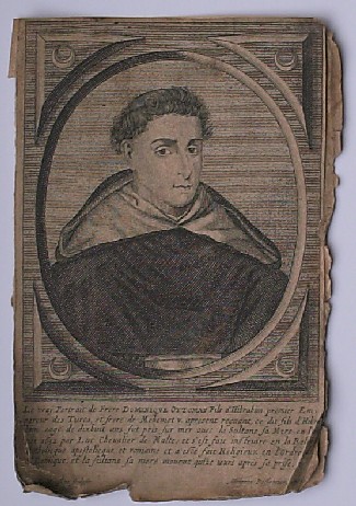 antique print (prent). - Princes Anna Austriaca (..). Anna van Oostenrijk. Verso: Dominique Ottoman fils d`Hibraim (..) des Turcs.