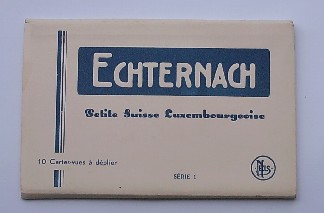 postcards. ansichtkaarten. - Echternach. Petite Suisse Luxembourgeoise. 10 cartes-vues a deplier serie 1.