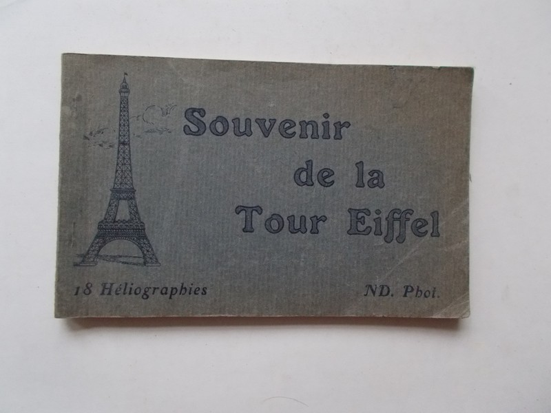 red. - Souvenir de la Tour Eiffel. 18 heliographies.