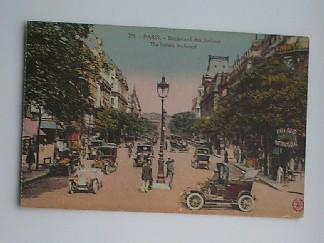 postcard. ansichtkaart. postkarte. - Paris. Boulevard des Italiens.